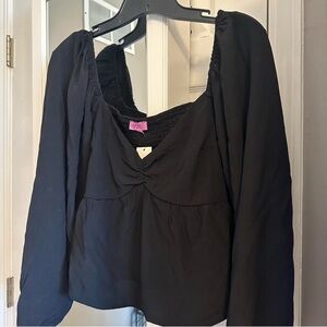 Elegant Black Women's Top